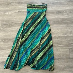 Strapless summer dress